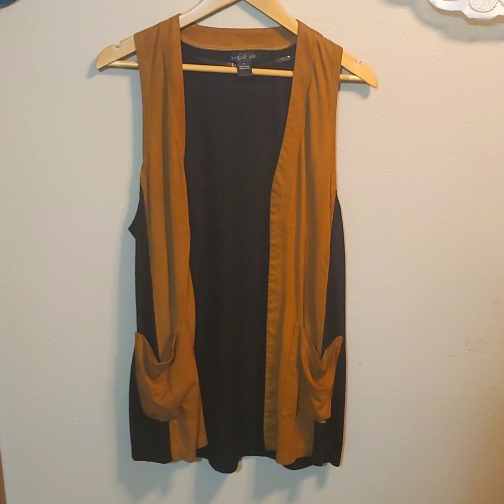 Faux Suede vest